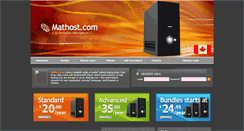 Desktop Screenshot of mathost.com