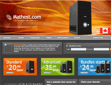 Tablet Screenshot of mathost.com